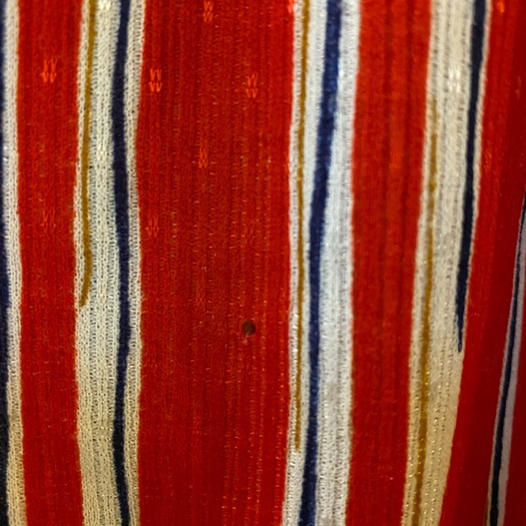 Vintage Top Notch red striped blouse - Picture 6 of 8